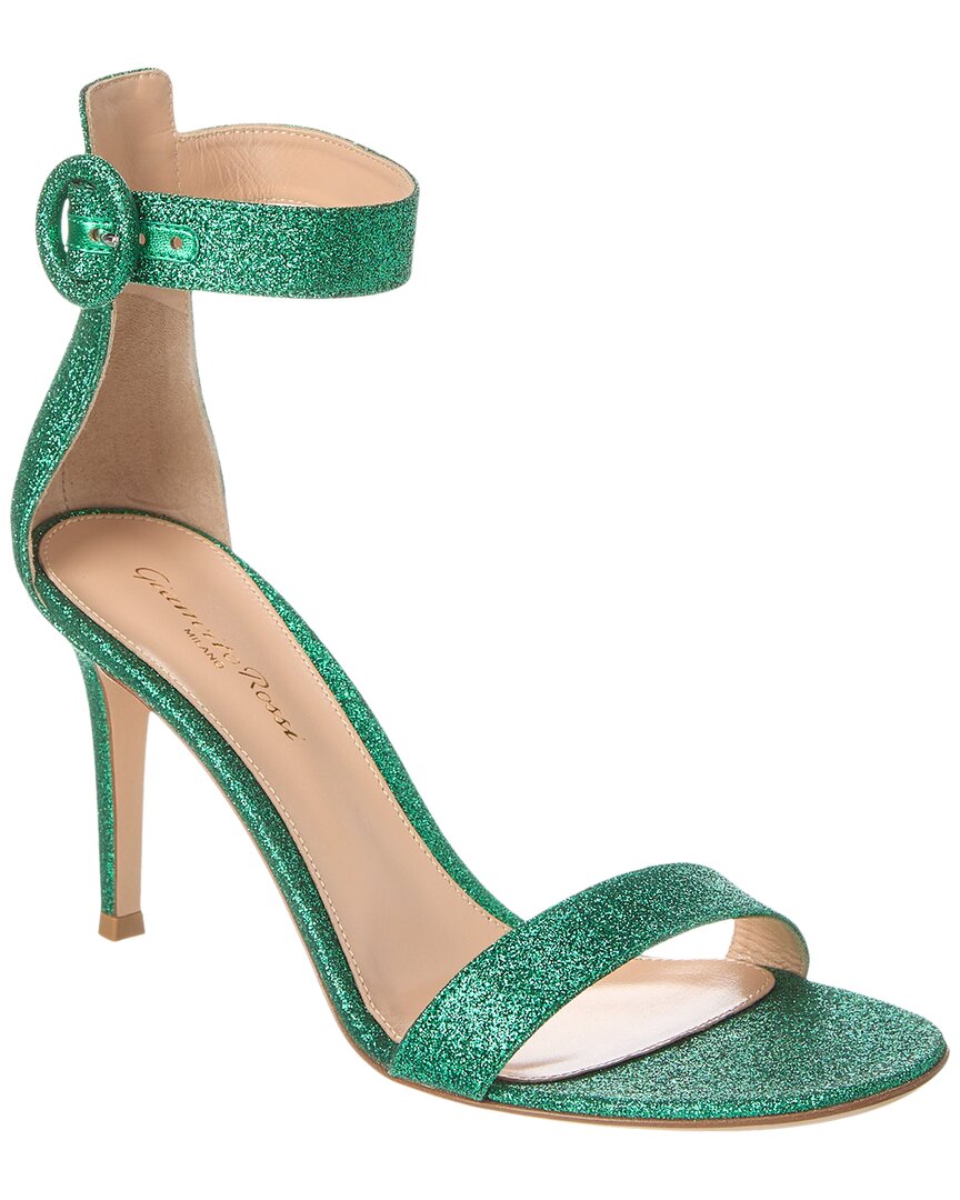 Gianvito Rossi Portofino 85 Glitzer Sandale