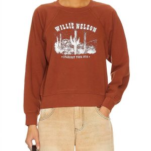 Willie Nelson Stardust Sweatshirt in schwarz