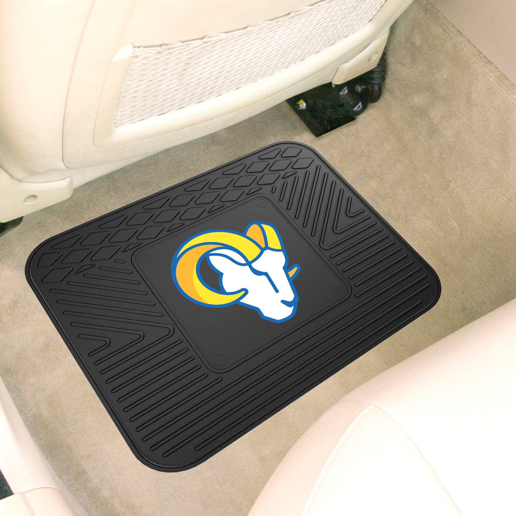 Fanmats Los Angeles Rams Rücksitz Auto Utility Mat – 14′′ x 17′′