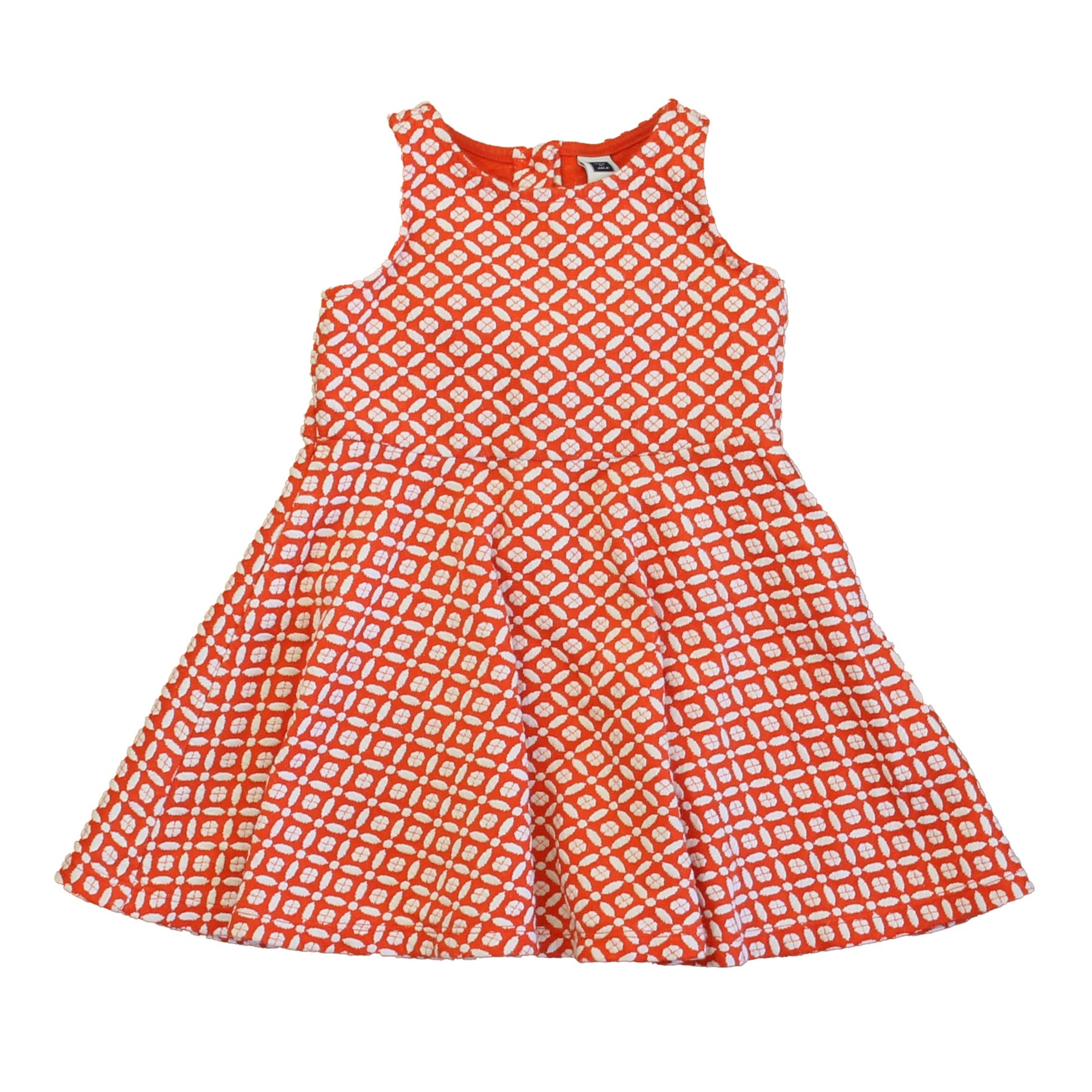 Janie and Jack Mädchen Koralle – Weißes Kleid