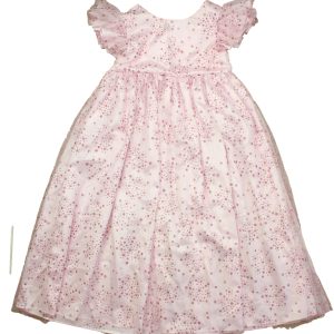 Jacadi Mädchen rosa- Punkte besonderen Anlass Kleid 7805835214908