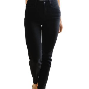 Mid Rise Classic Slim Jeans in schwarz 7704746262588