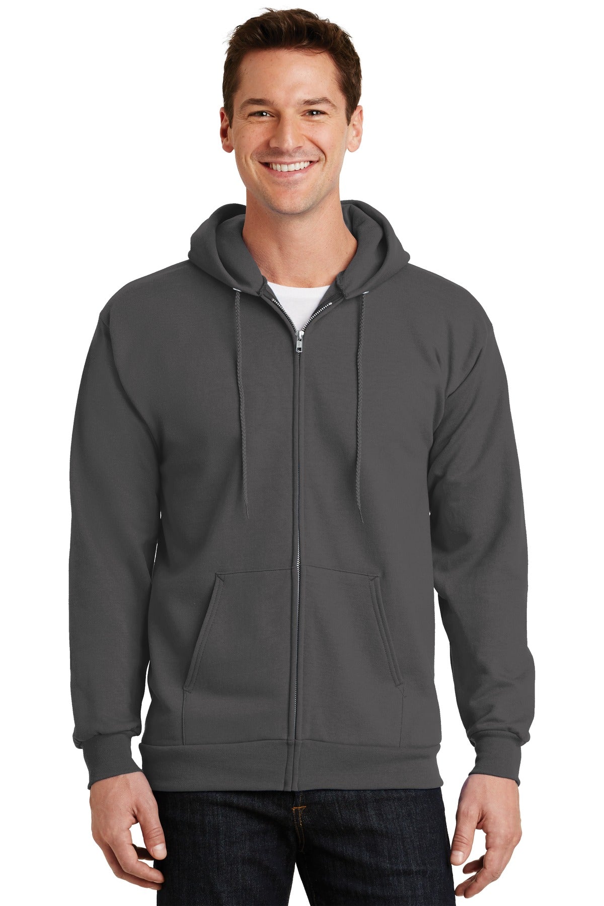 Port & Company Herren Essential Fleece Kapuzenpullover