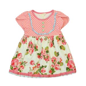 Matilda Jane Mädchen rosa-weißes Blumenkleid 7805832953916