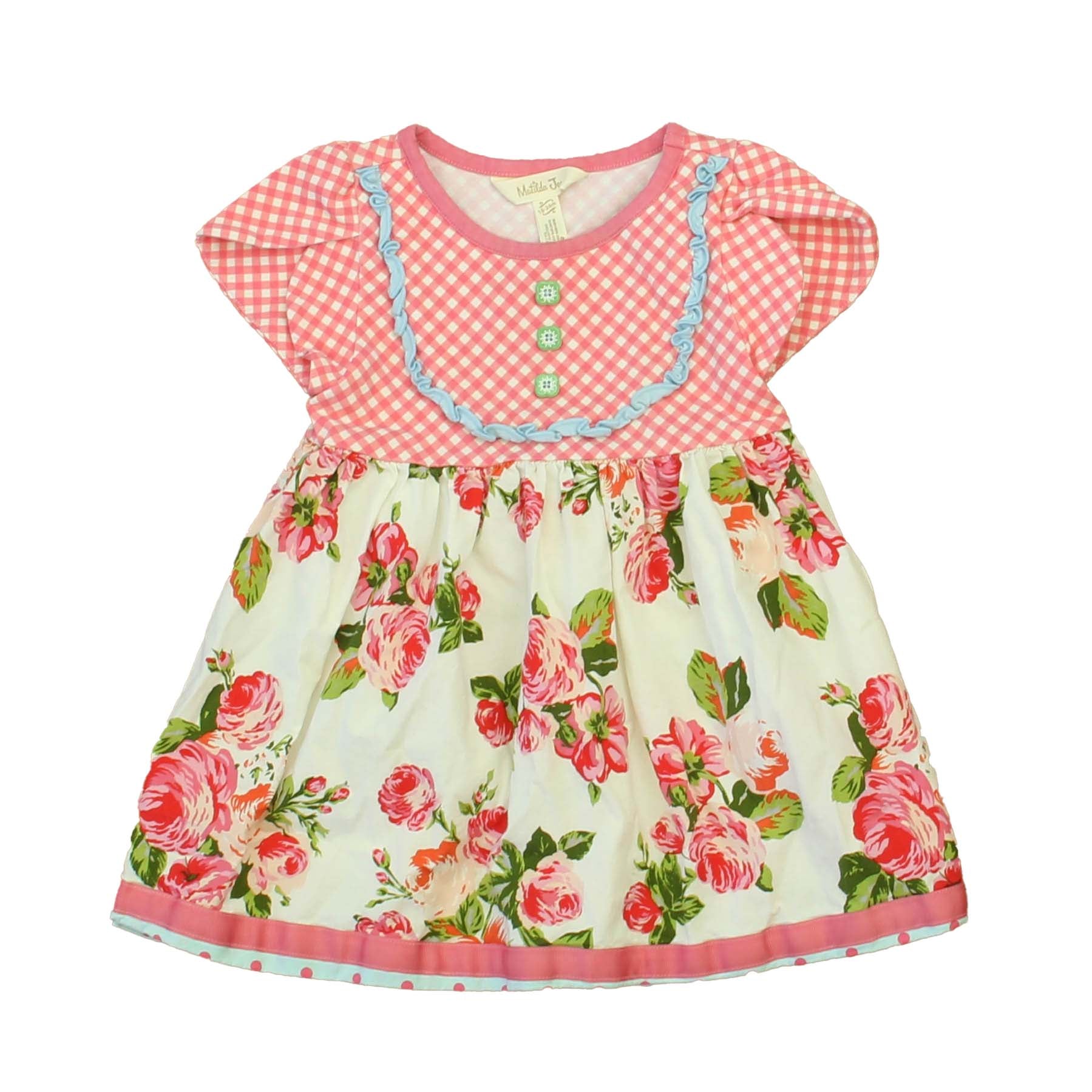 Matilda Jane Mädchen Rosa – Weißes Blumenkleid
