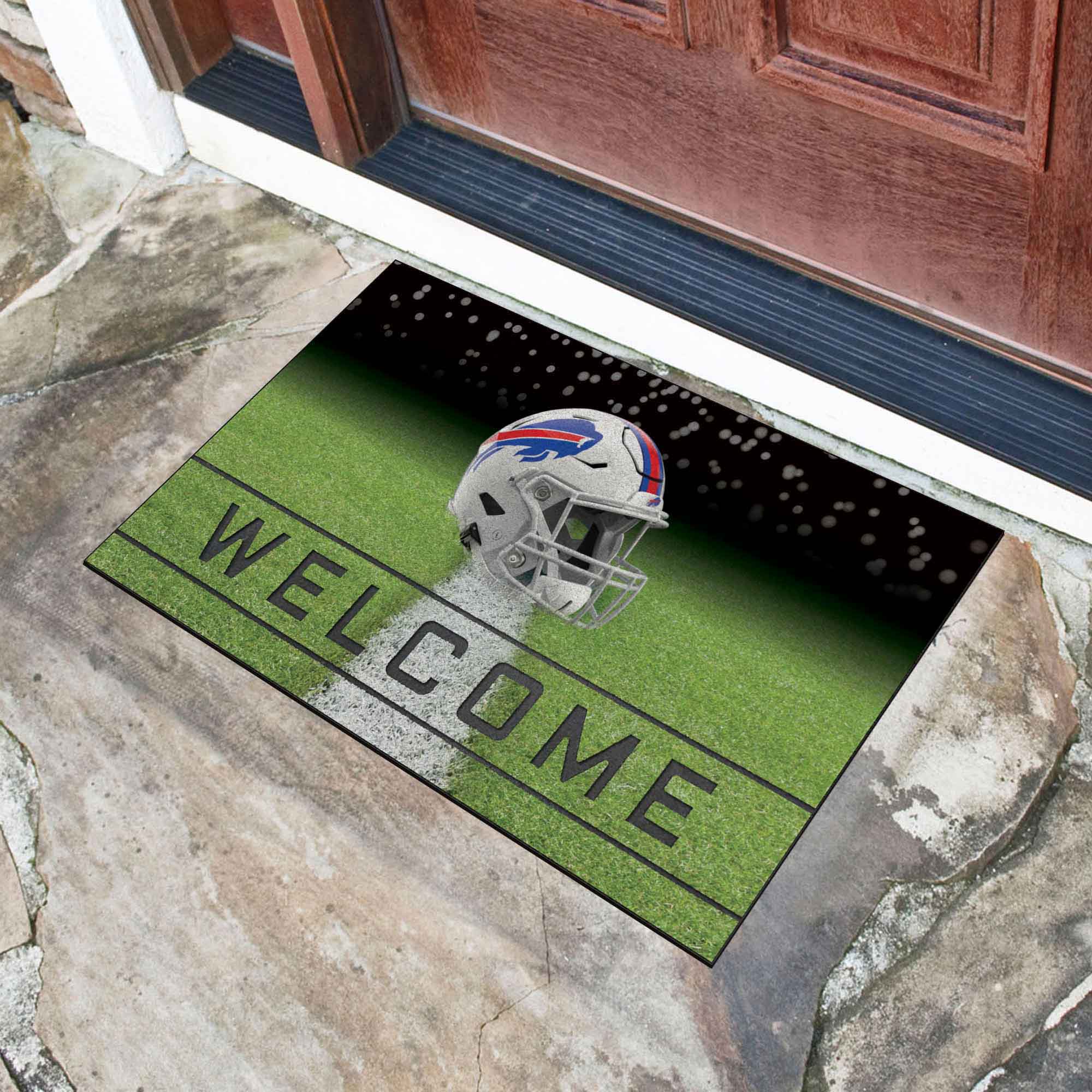 Fanmats Buffalo Bills Gummi-Türmatte – 18′′ x 30′′