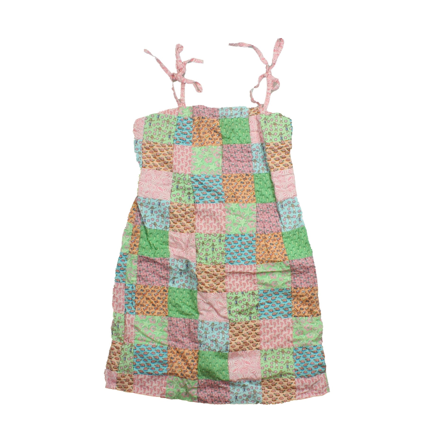 Vineyard Vines Mädchen Rosa – Grünes Kleid