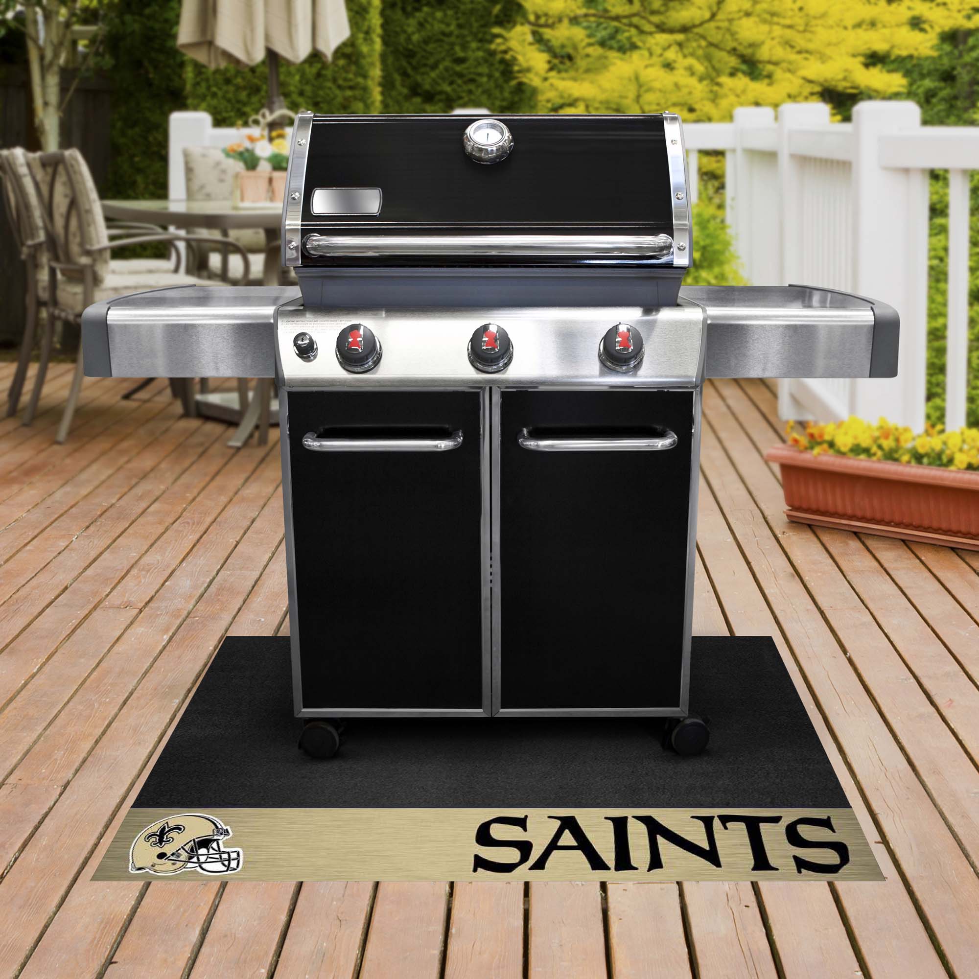 Fanmats New Orleans Saints Vinyl Grillmatte – 26′′ x 42′′