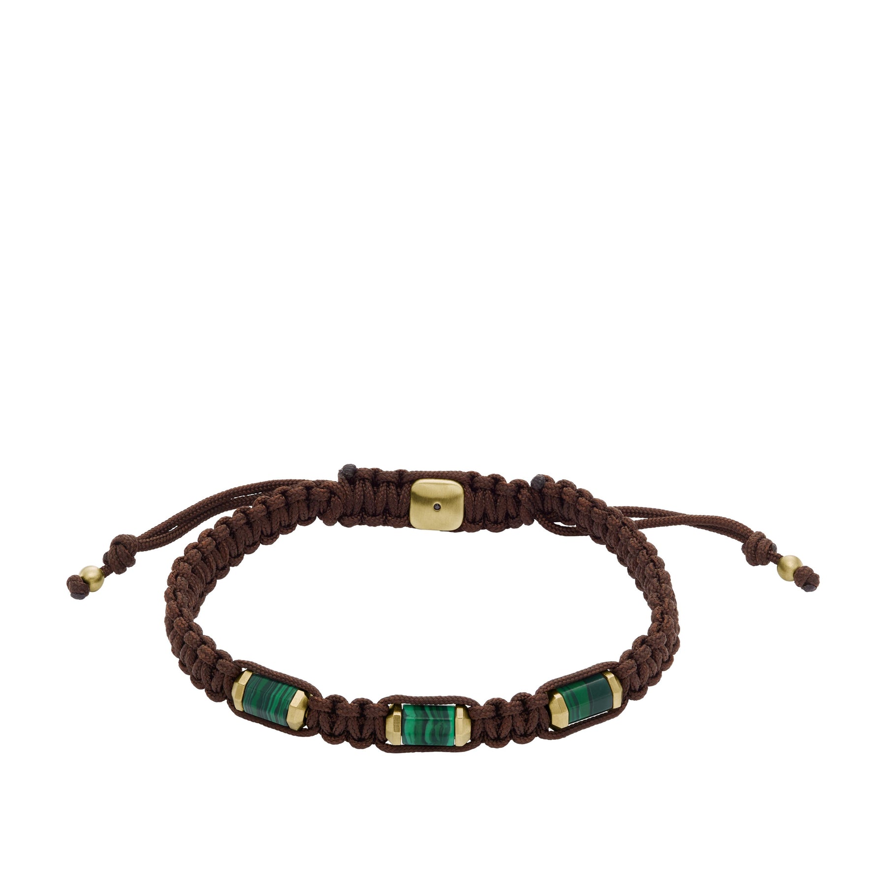 Fossil Herren All Stacked Up Grün Malachit Komponenten Armband