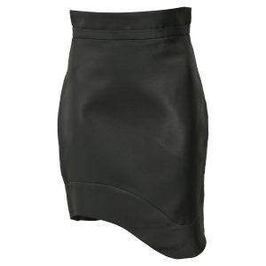 Antonio Berardi Mini-Hemd mit hoher Taille aus schwarzem Polyester – Rock