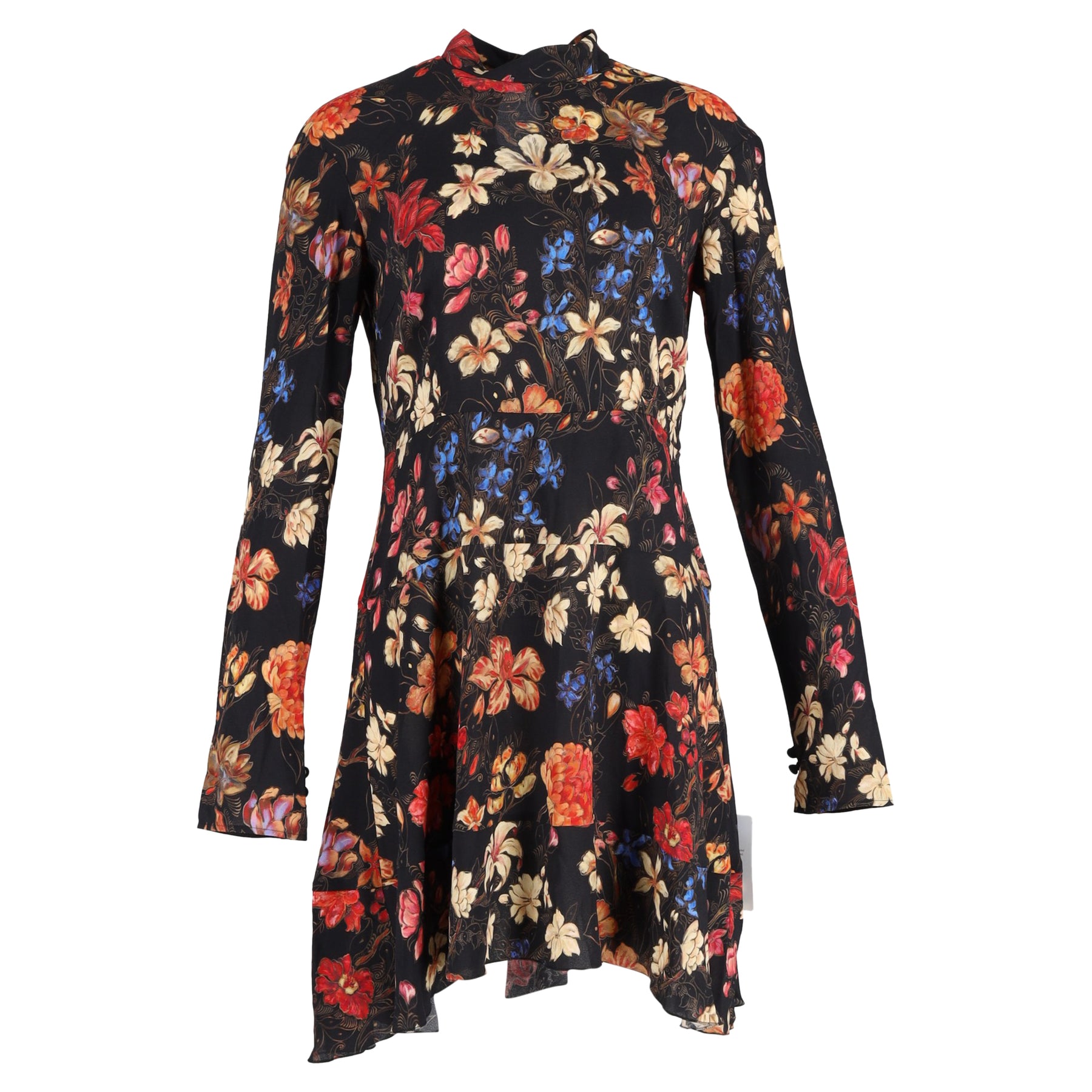 Etro Crêpe Minikleid aus Viskose mit Blumenmuster
