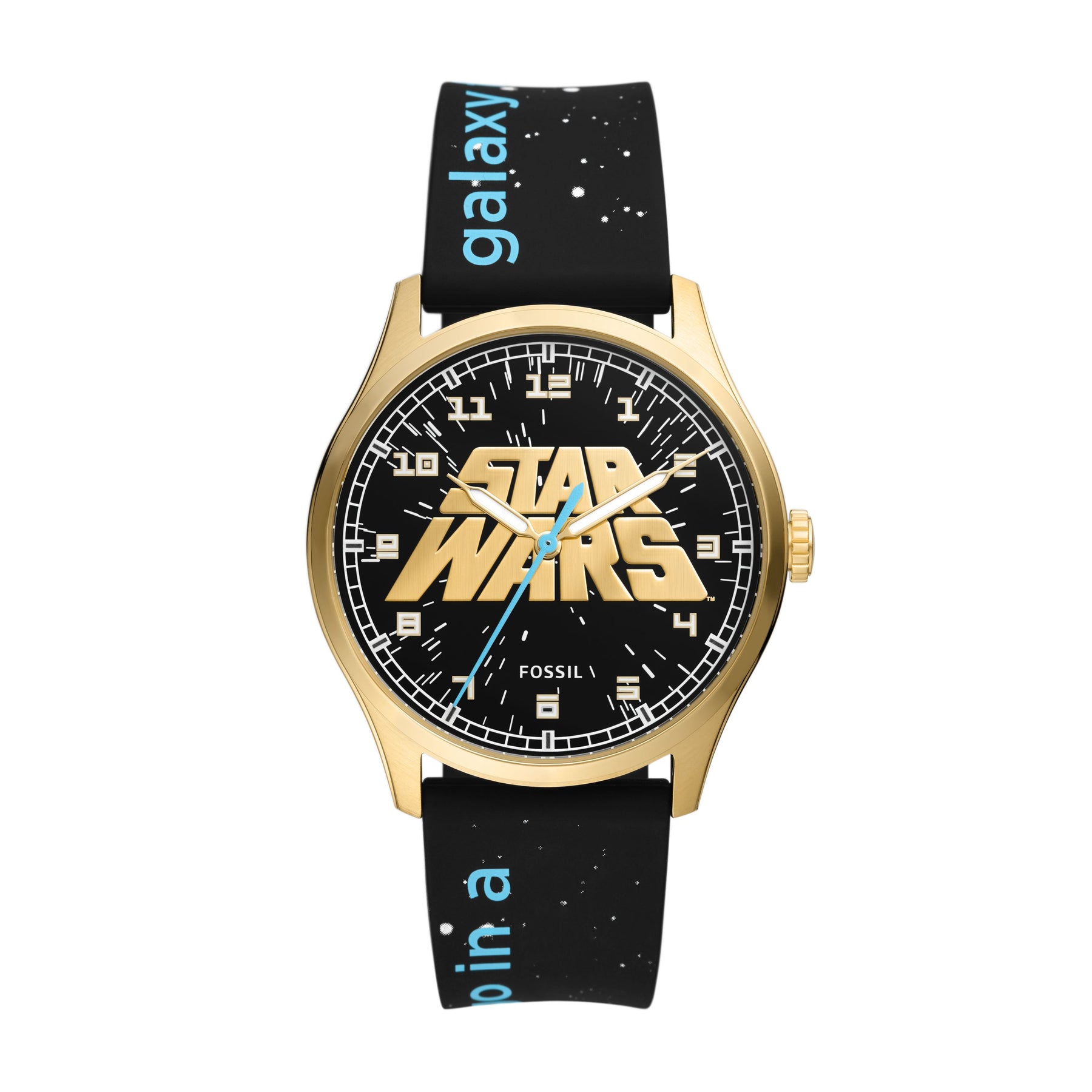Fossil Unisex Special Edition Star Wars Dreizeigeruhr aus Edelstahl in Goldton