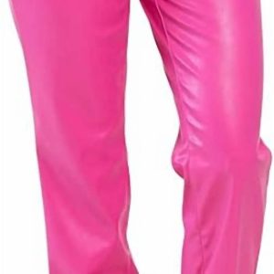 Control Top Kunstleder Hose in Hot Pink 7704747835452