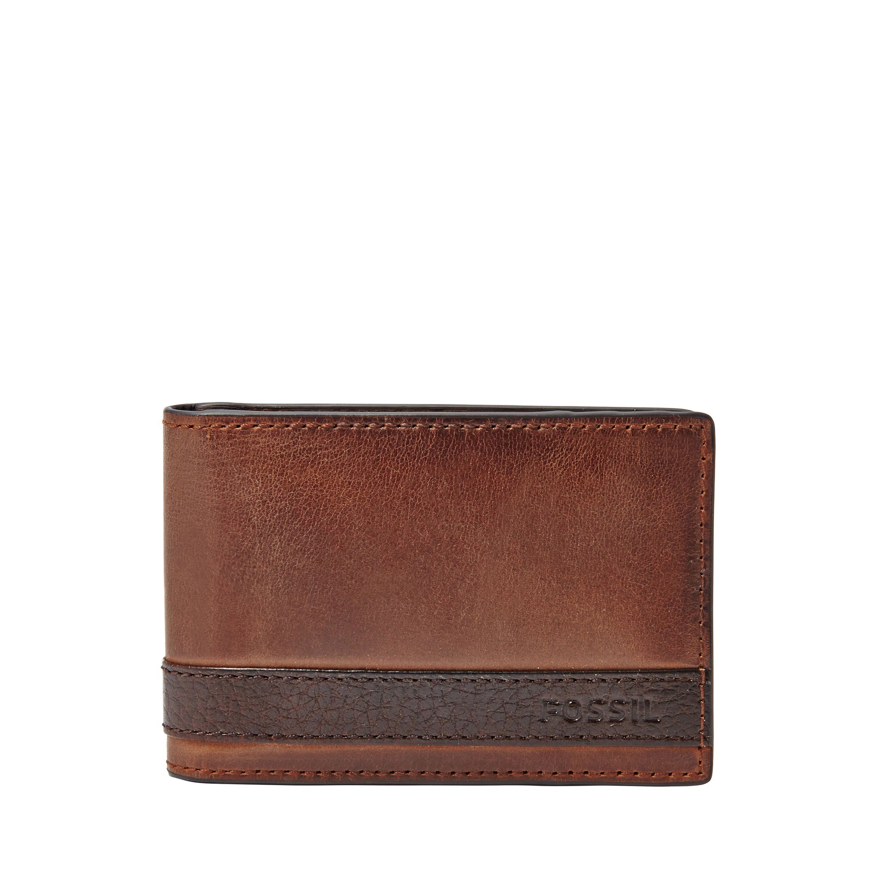 Fossil Herren Quinn Leder Bifold