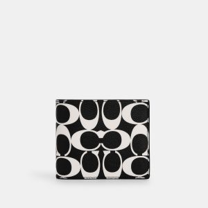 Coach Outlet 3 in 1 Brieftasche in Signature Canvas