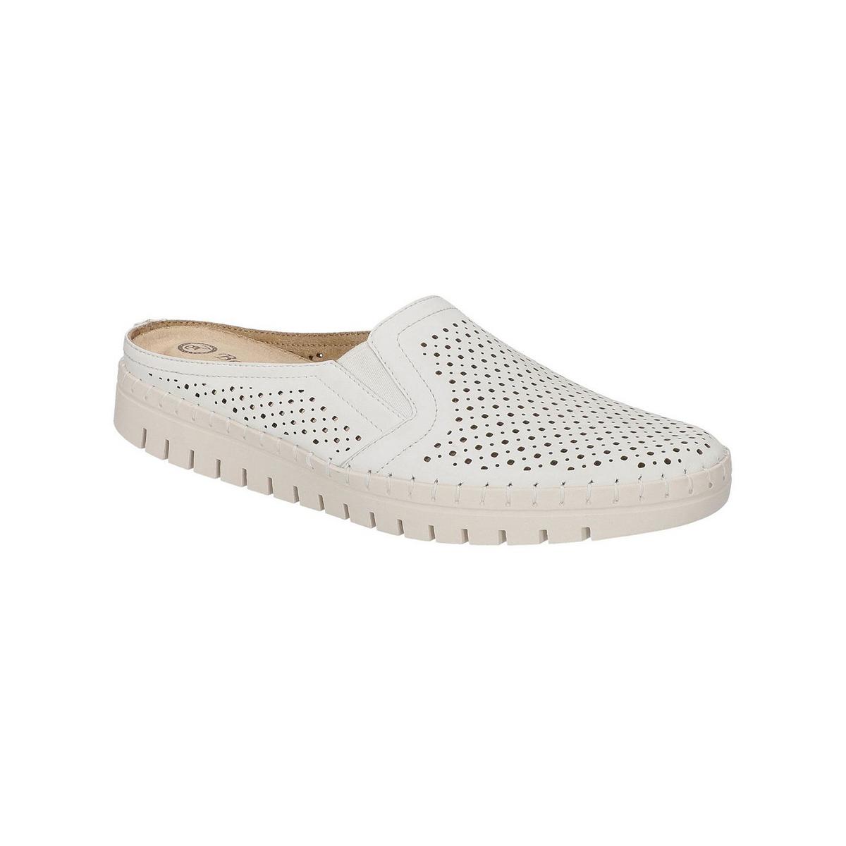 Kunstleder Slip auf Mules