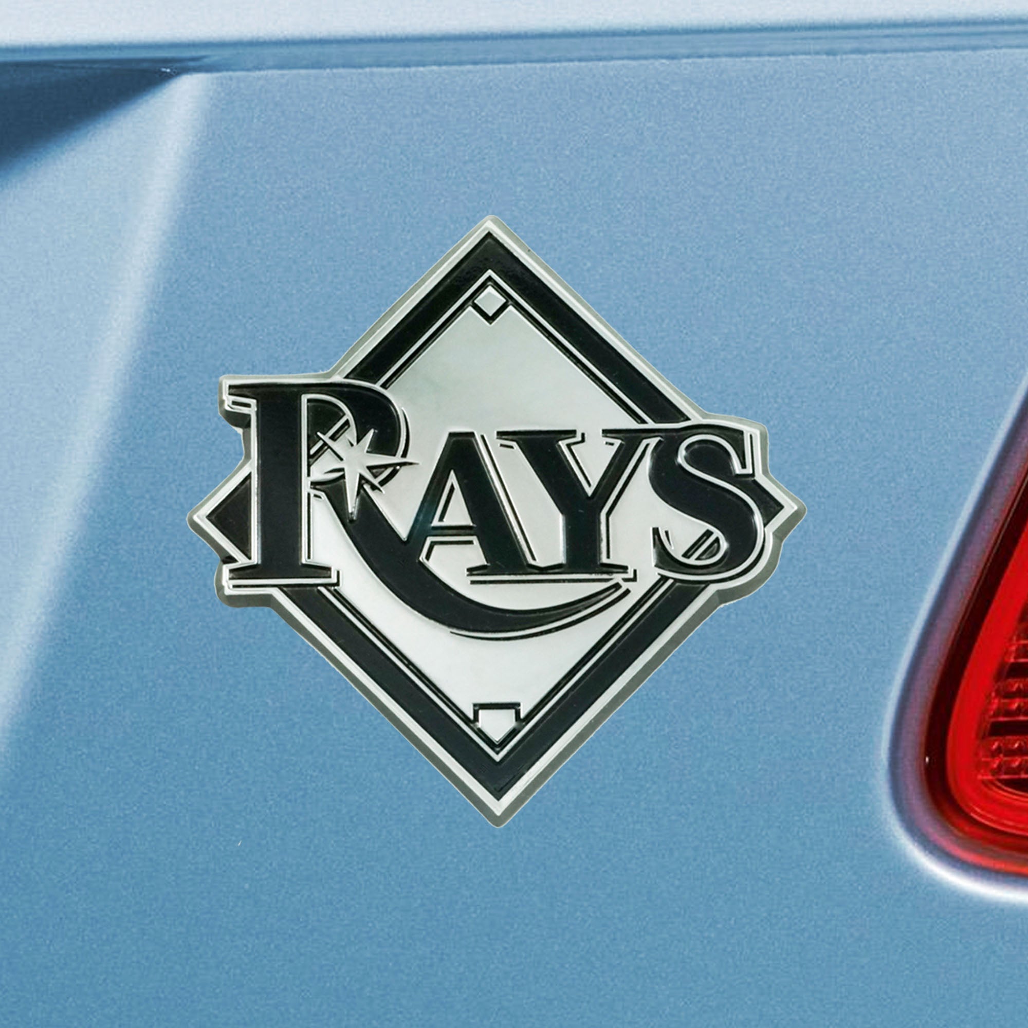 Fanmats Tampa Bay Rays 3D Chrom Metall Emblem