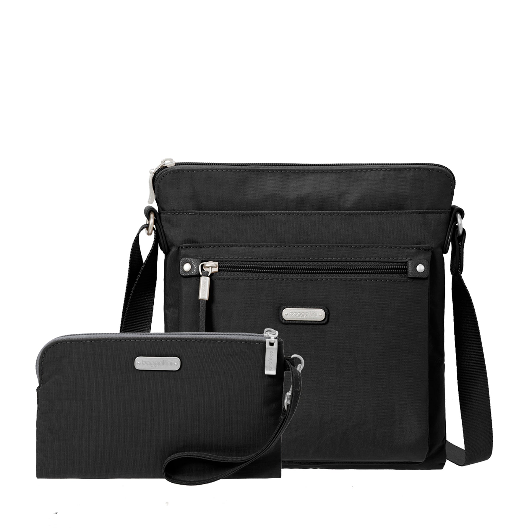 Baggallini Go Bagg Umhängetasche mit RFID-Armband