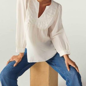 Ilo Bluse in ecru