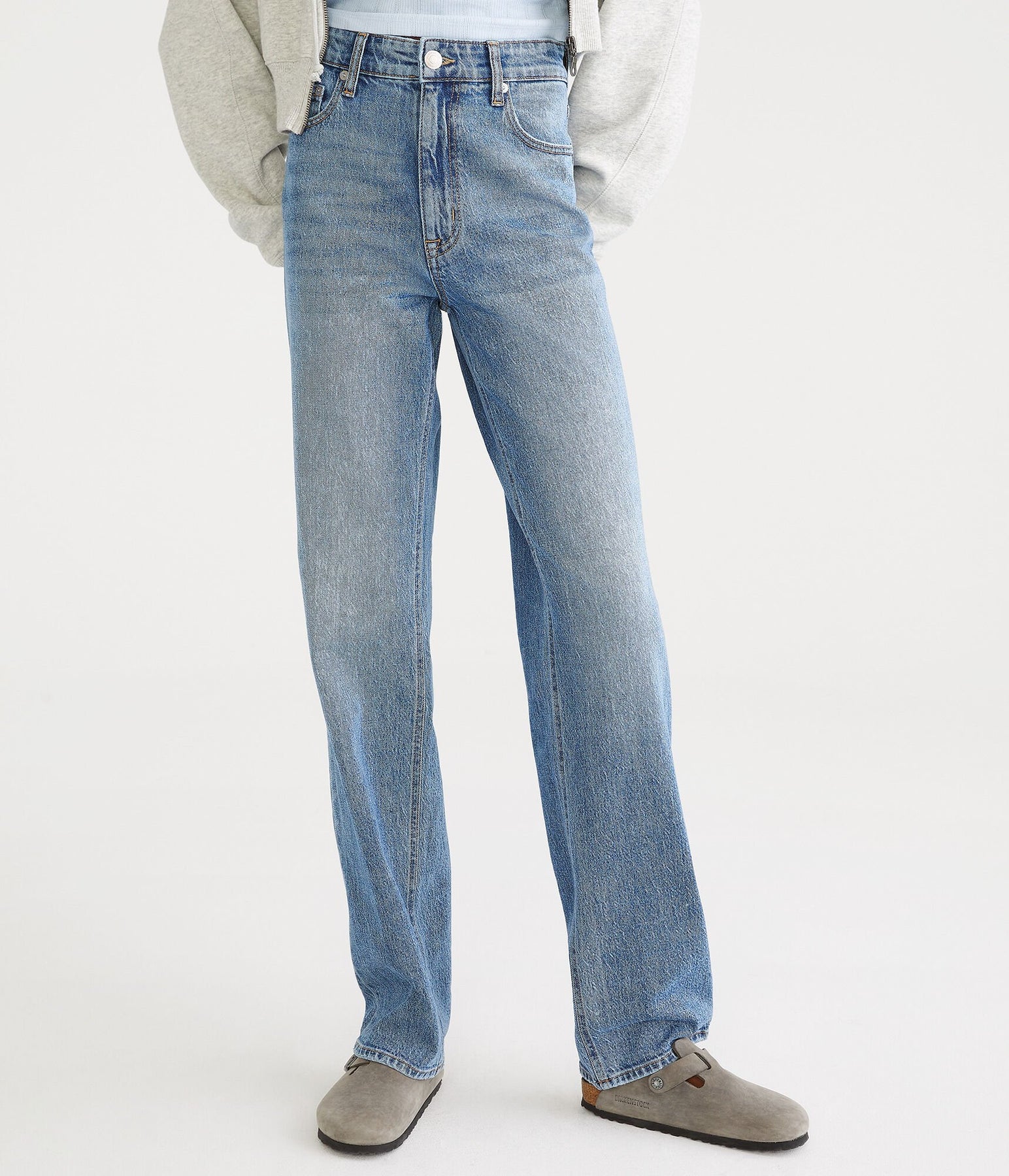 Aeropostale Curvy hoher Bund Baggy Jean