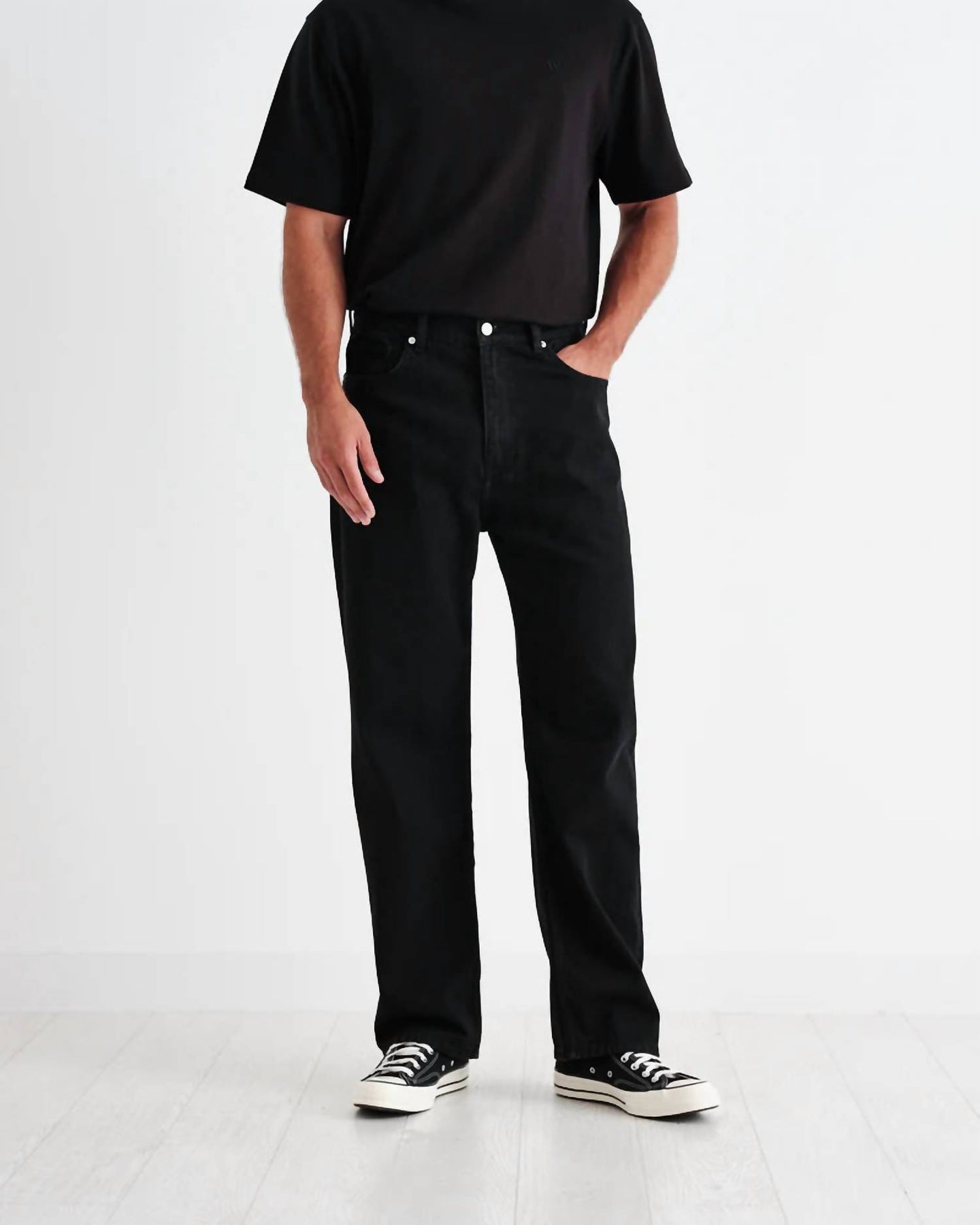 Locker Fit Jeans für Herren in Schwarz