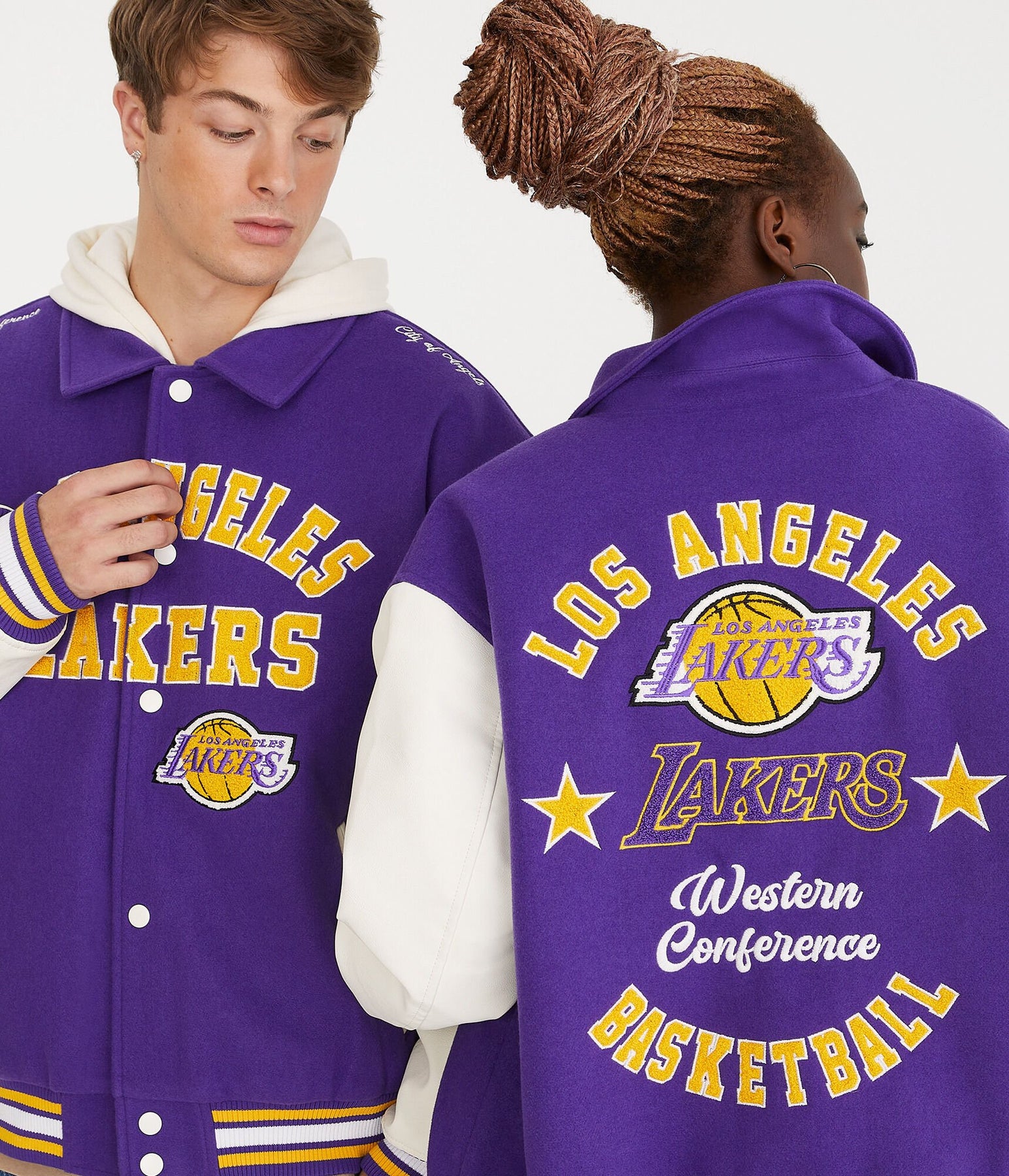 Aeropostale Los Angeles Lakers Bomberjacke