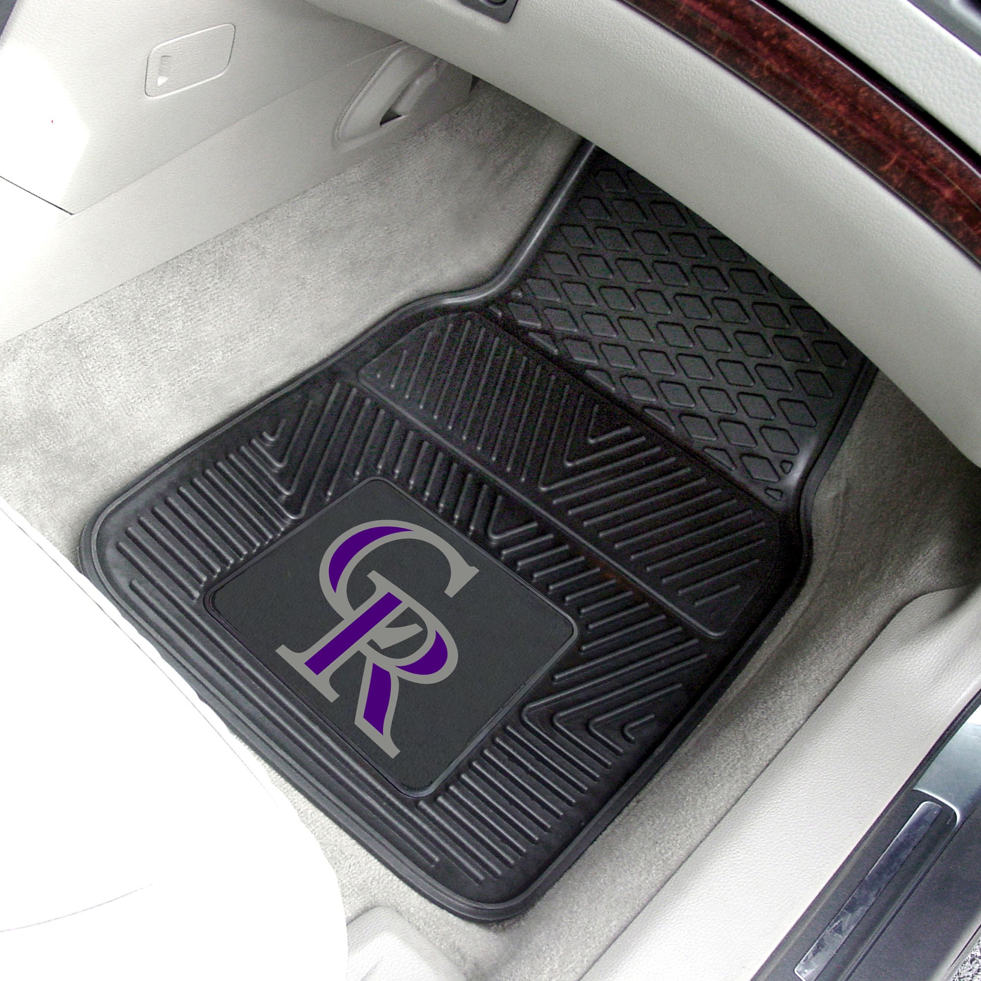 Fanmats Colorado Rockies Heavy Duty Auto Matte Set – 2 Stück