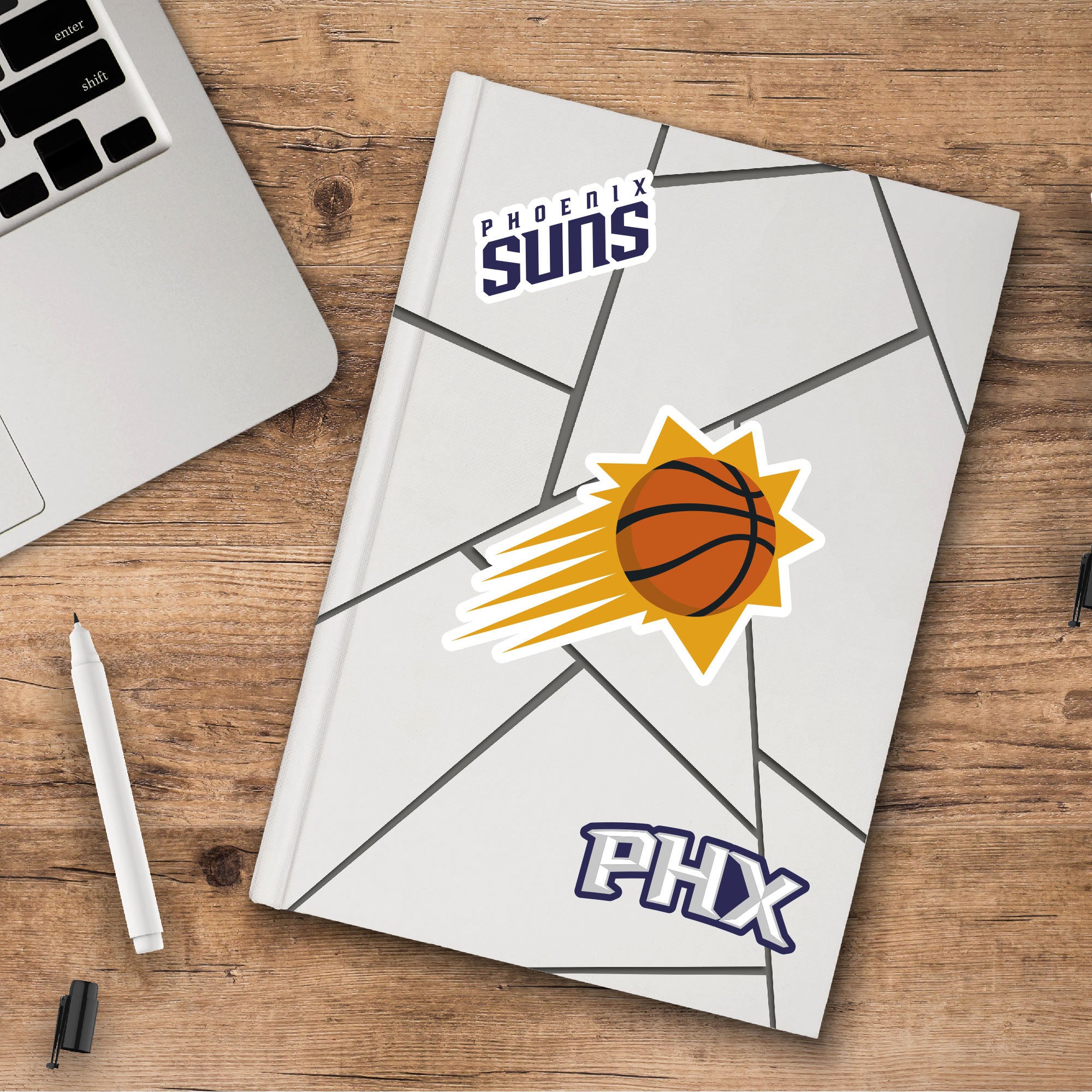 Fanmats Phoenix Suns 3 Stück Aufkleber Set