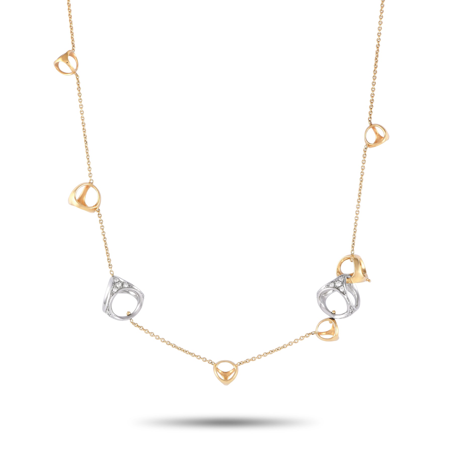 Di Modolo 18K Gelbgold 0.56ct Diamant Halskette DM01 -121823