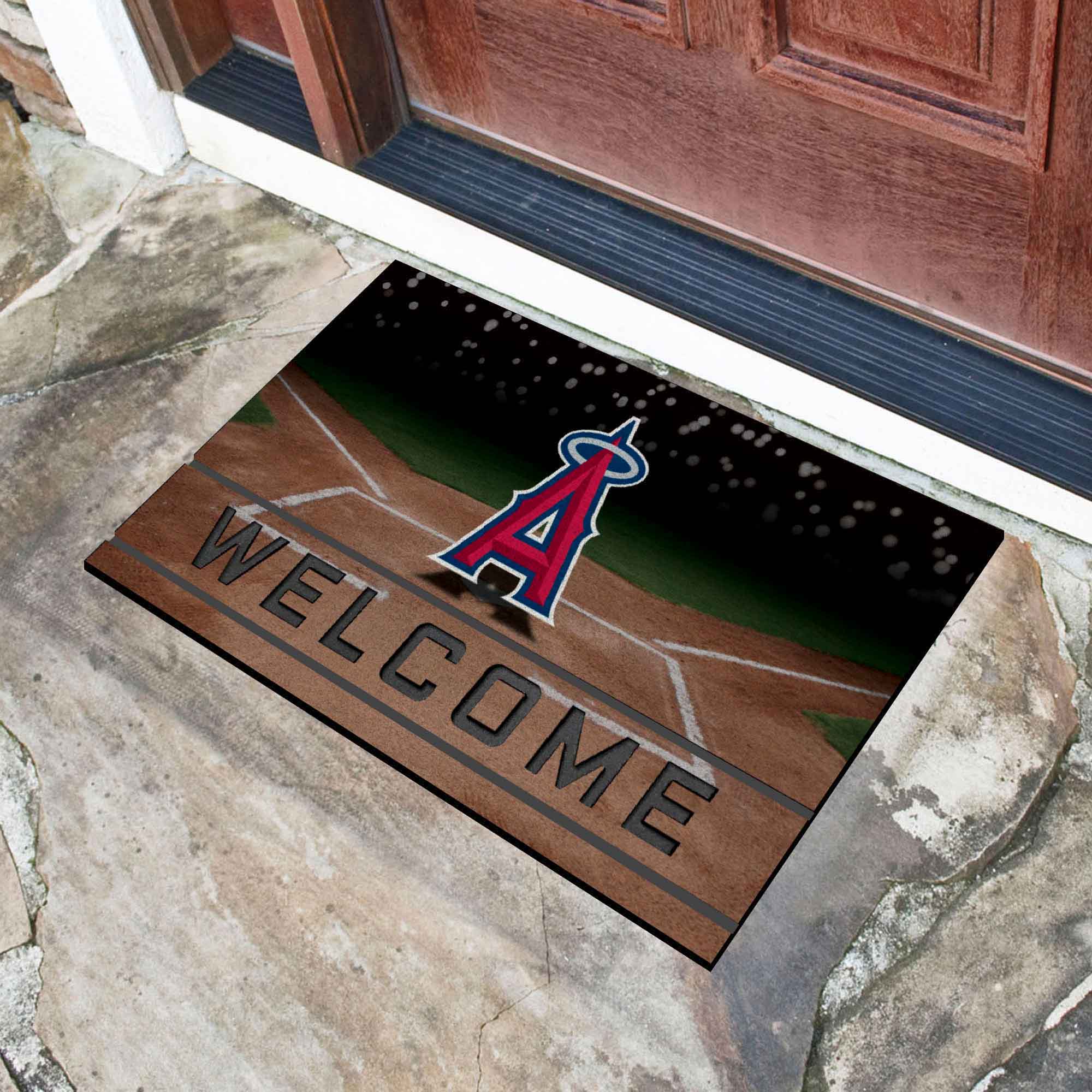 Fanmats Los Angeles Angels Gummi-Türmatte – 18′′ x 30′′