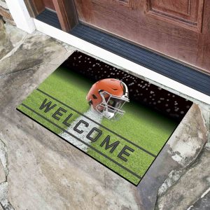 Fanmats cleveland braune Türmatte aus Gummi – 18′′ x 30′′