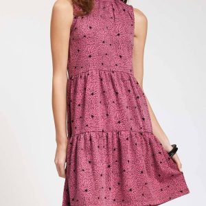 Toni Jacquard Kleid in rosa
