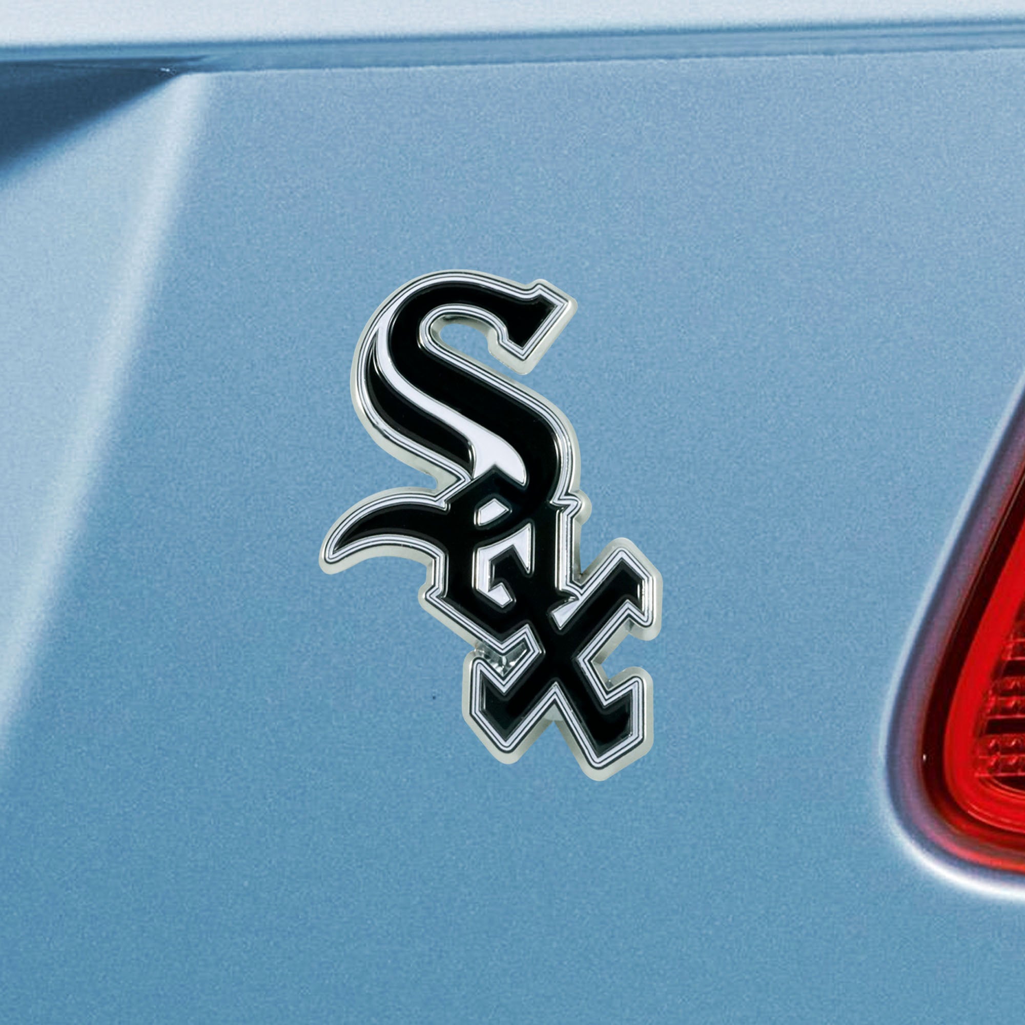 Fanmats Chicago Weiß Sox 3D Farbe Metall Emblem