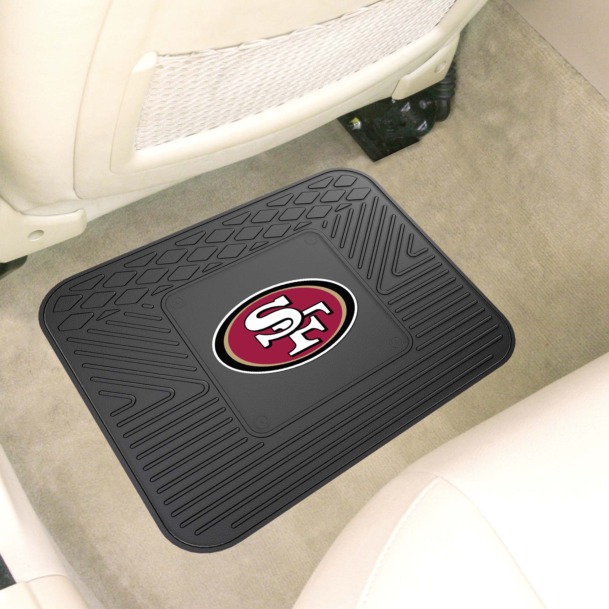 Fanmats San Francisco 49ers Rücksitz Auto Utility Mat – 14′′ x 17′′