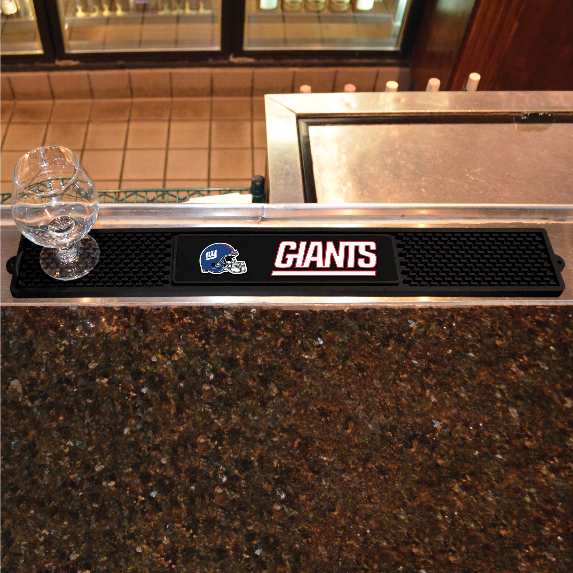 Fanmats New York Giants Bar Drink Mat – 3,25′′ x 24′′