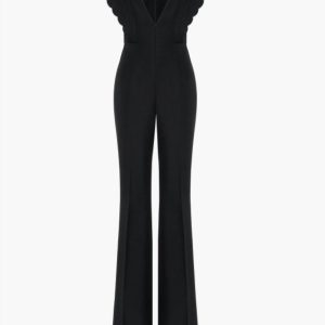Grain De Poudre Technical Flare Jumpsuit in schwarz
