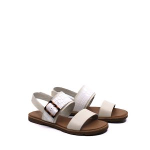 Damen ella iii mit Fersenriemen Sandalen in Kreide/Gum 7704789516348