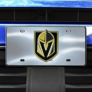 Fanmats Vegas Golden Knights 3D Edelstahl Nummernschild