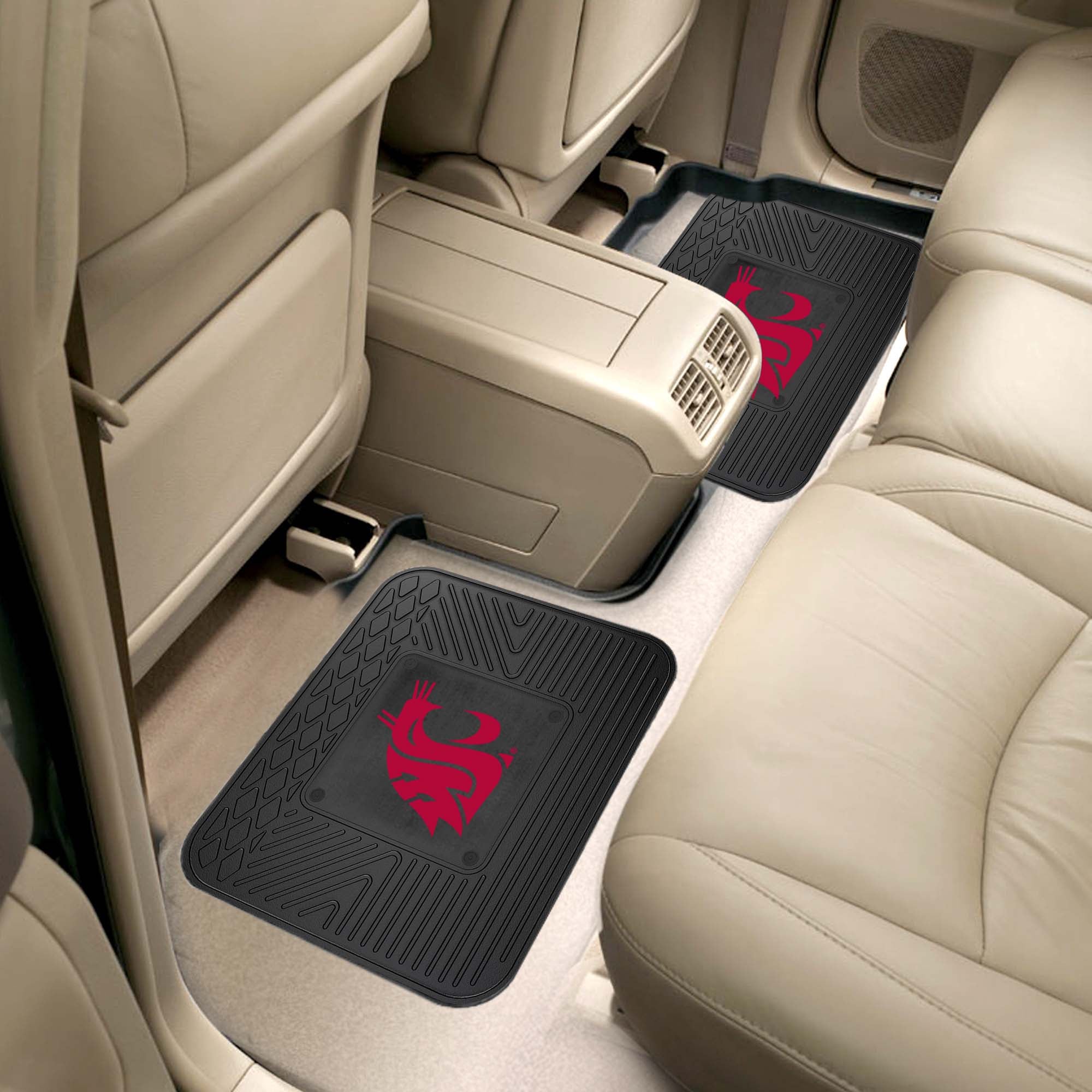 Fanmats Washington State Cougars Rücksitz Auto Utility Matten – 2 Stück Set