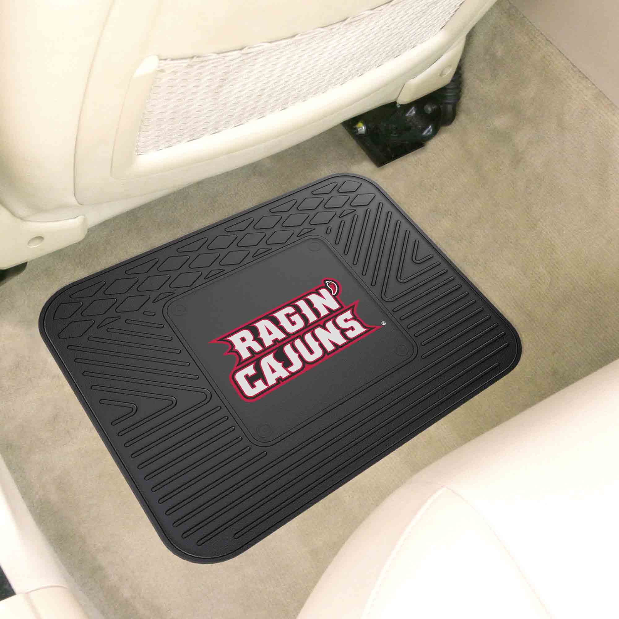 Fanmats Louisiana-Lafayette Ragin 'Cajuns Rücksitz Auto Utility Matte – 14 "x 17"