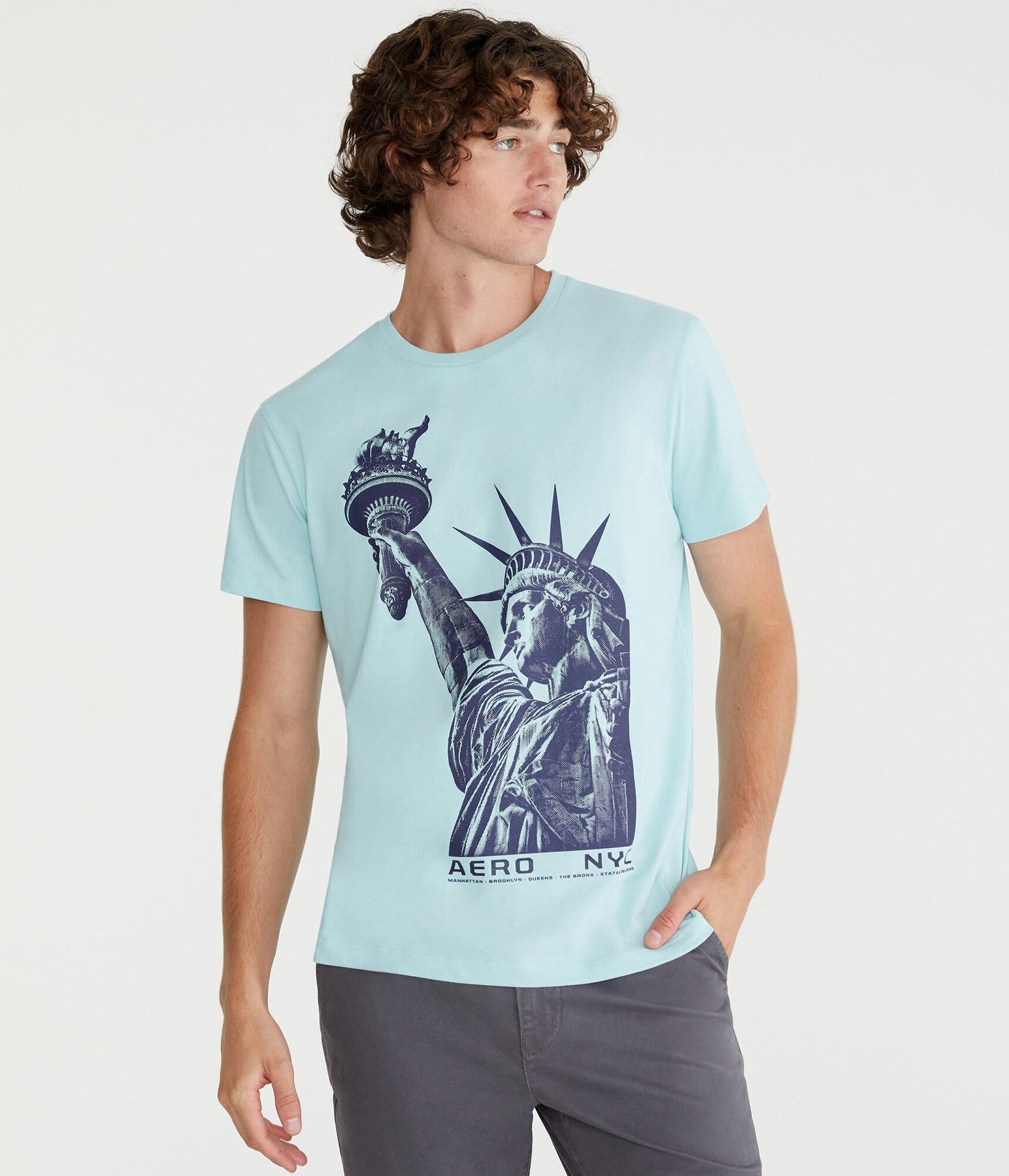 Aeropostale Nyc Freiheitsstatue Graphic T-Shirt