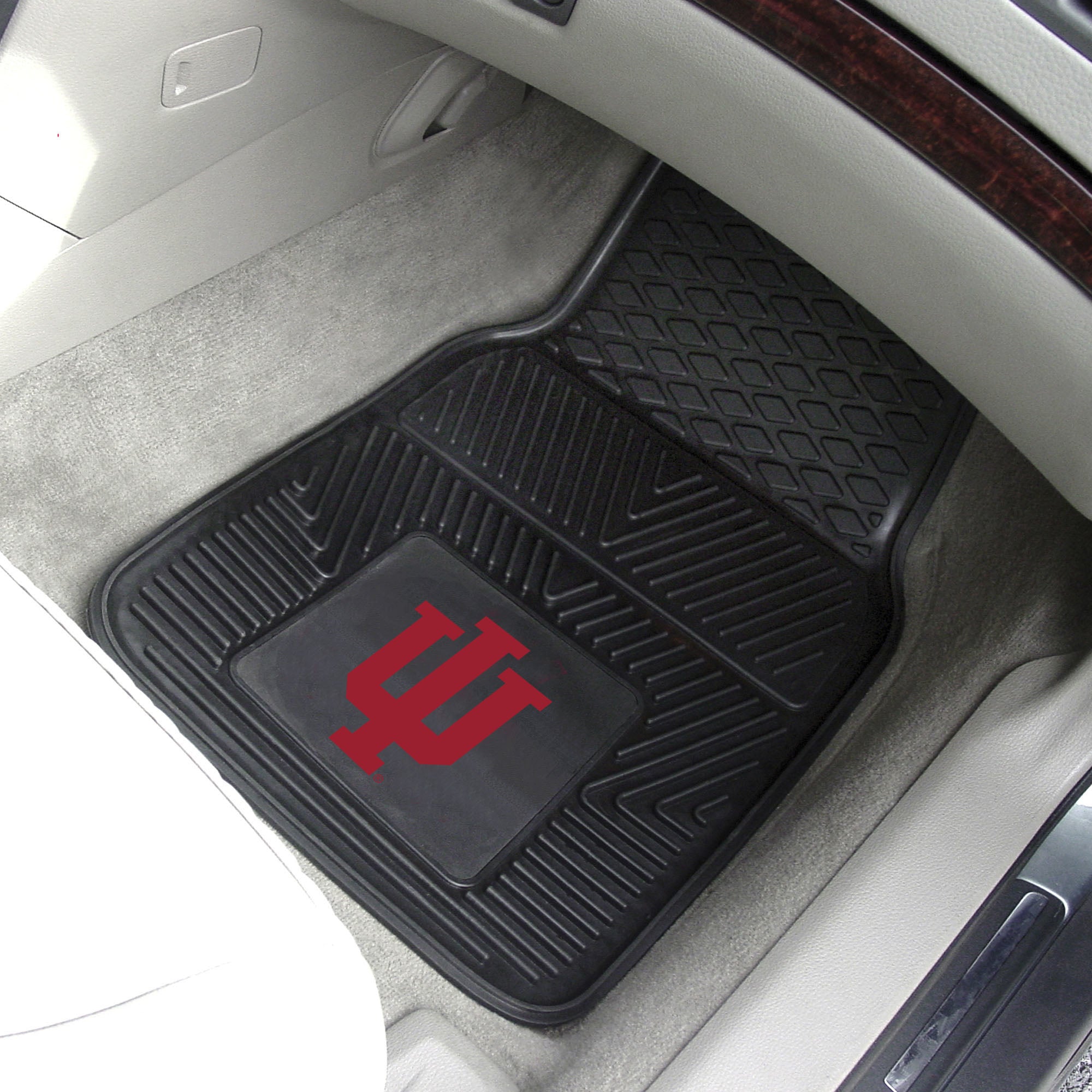 Fanmats Indiana Hooisers Heavy Duty Auto Matte Set – 2 Stück