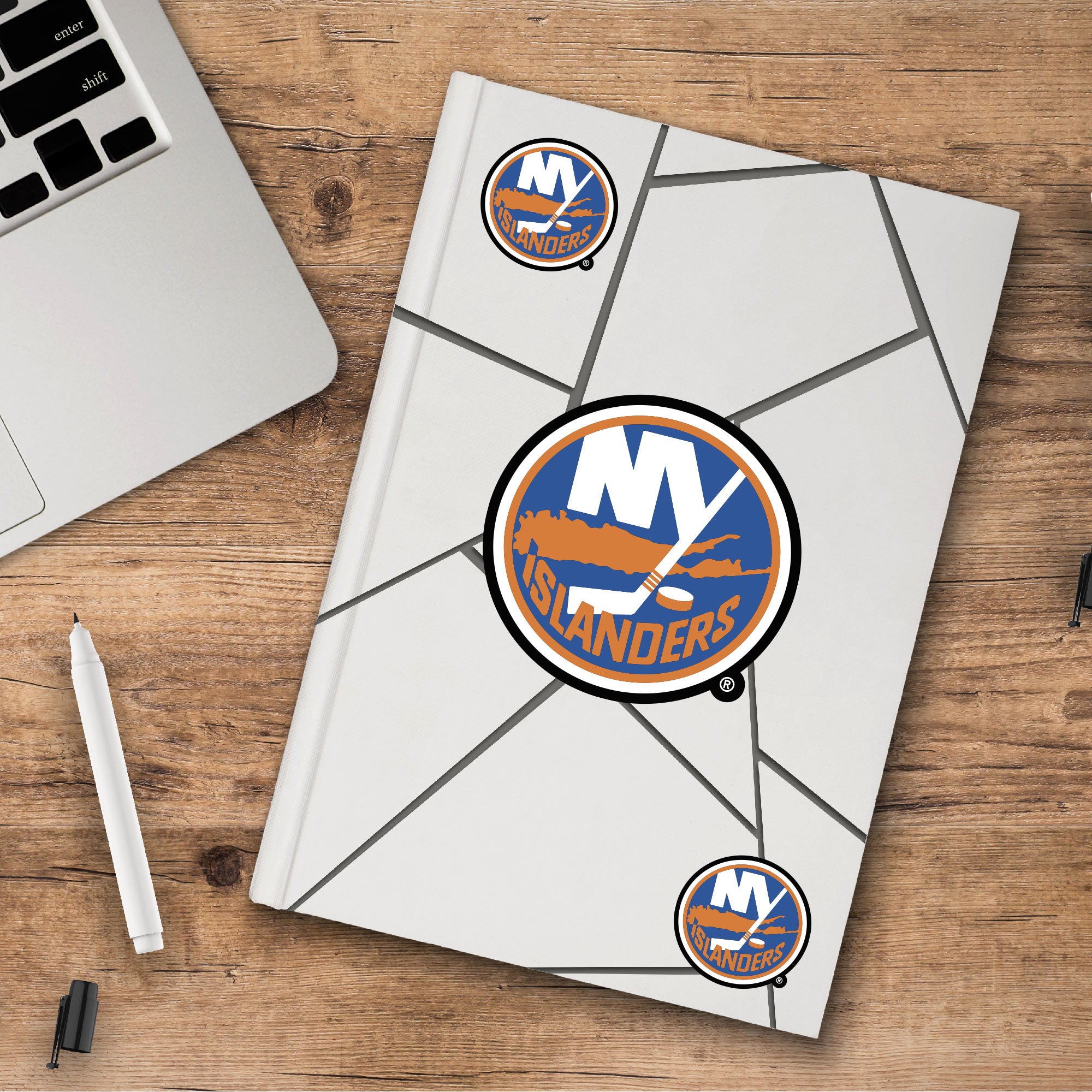 Fanmats New York Islanders 3 Stück Aufkleber Set