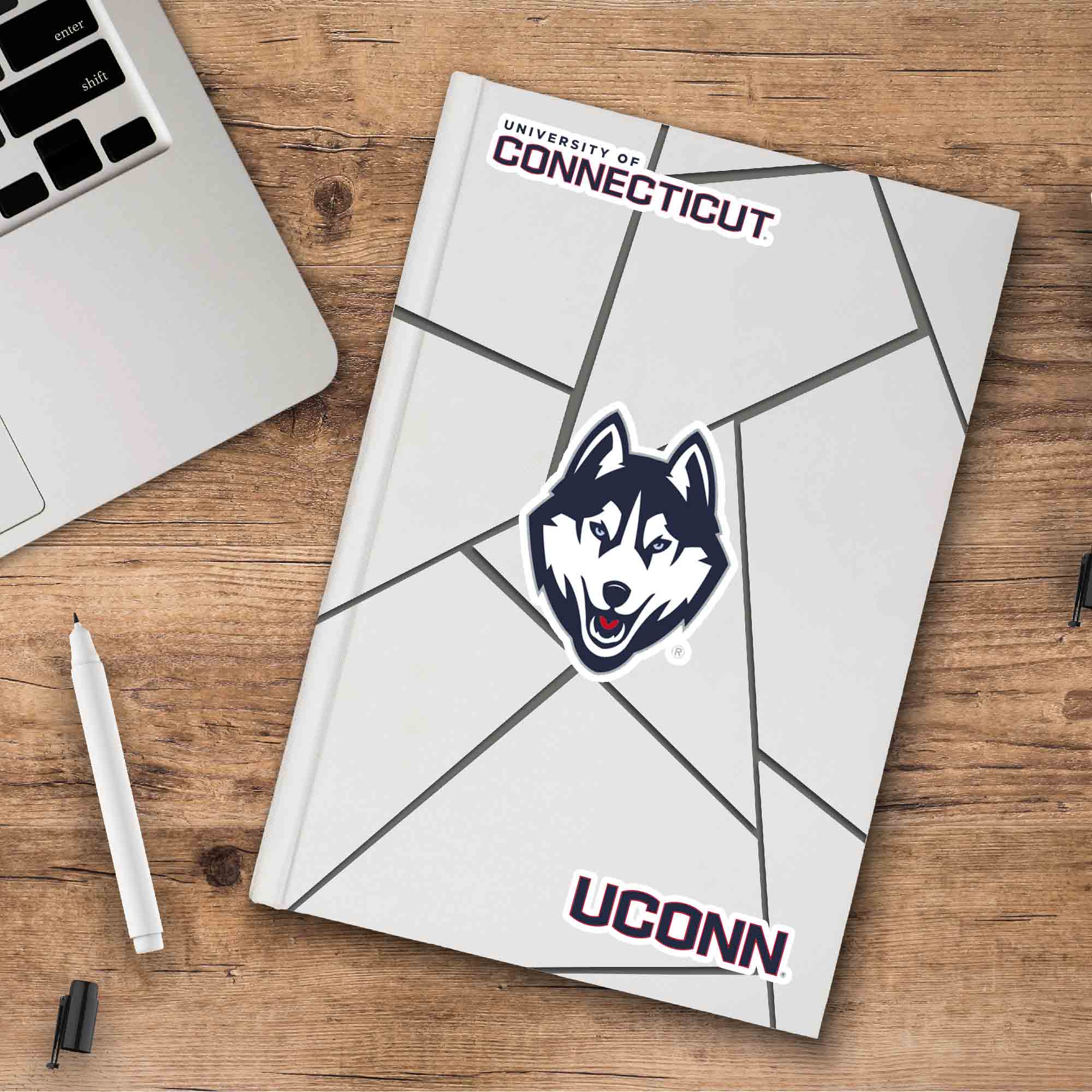 Fanmats UConn Huskies 3 Stück Aufkleber Set