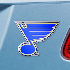 Fanmats st. louis blues 3D-Farbe Metall Emblem