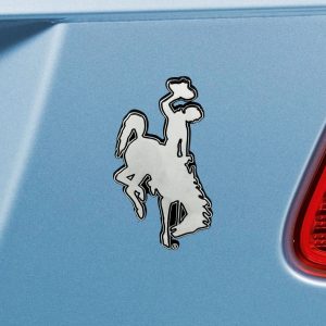 Fanmats Wyoming Cowboys 3D Chrom Metall Emblem