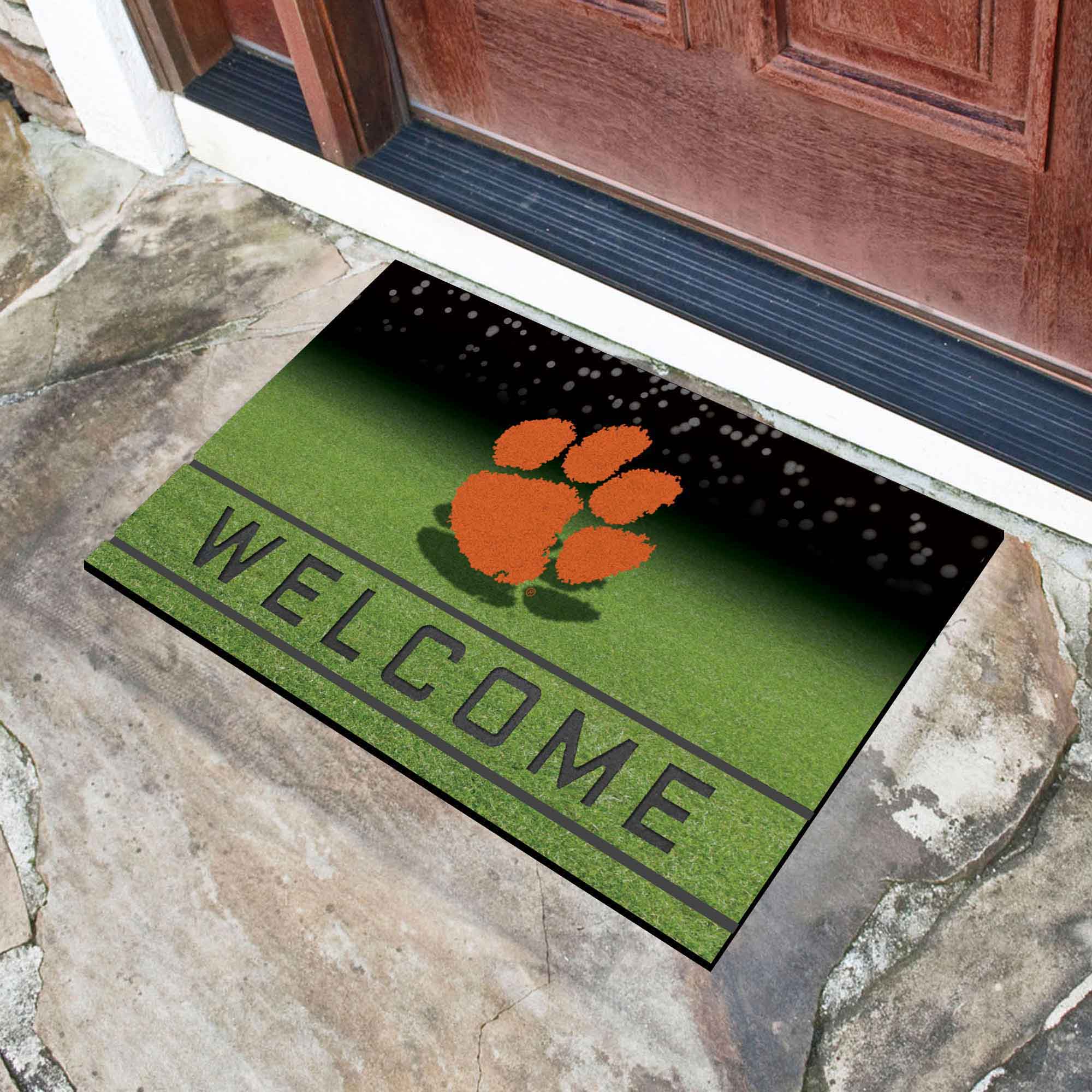 Fanmats Clemson Tigers Gummi-Türmatte – 18′′ x 30′′