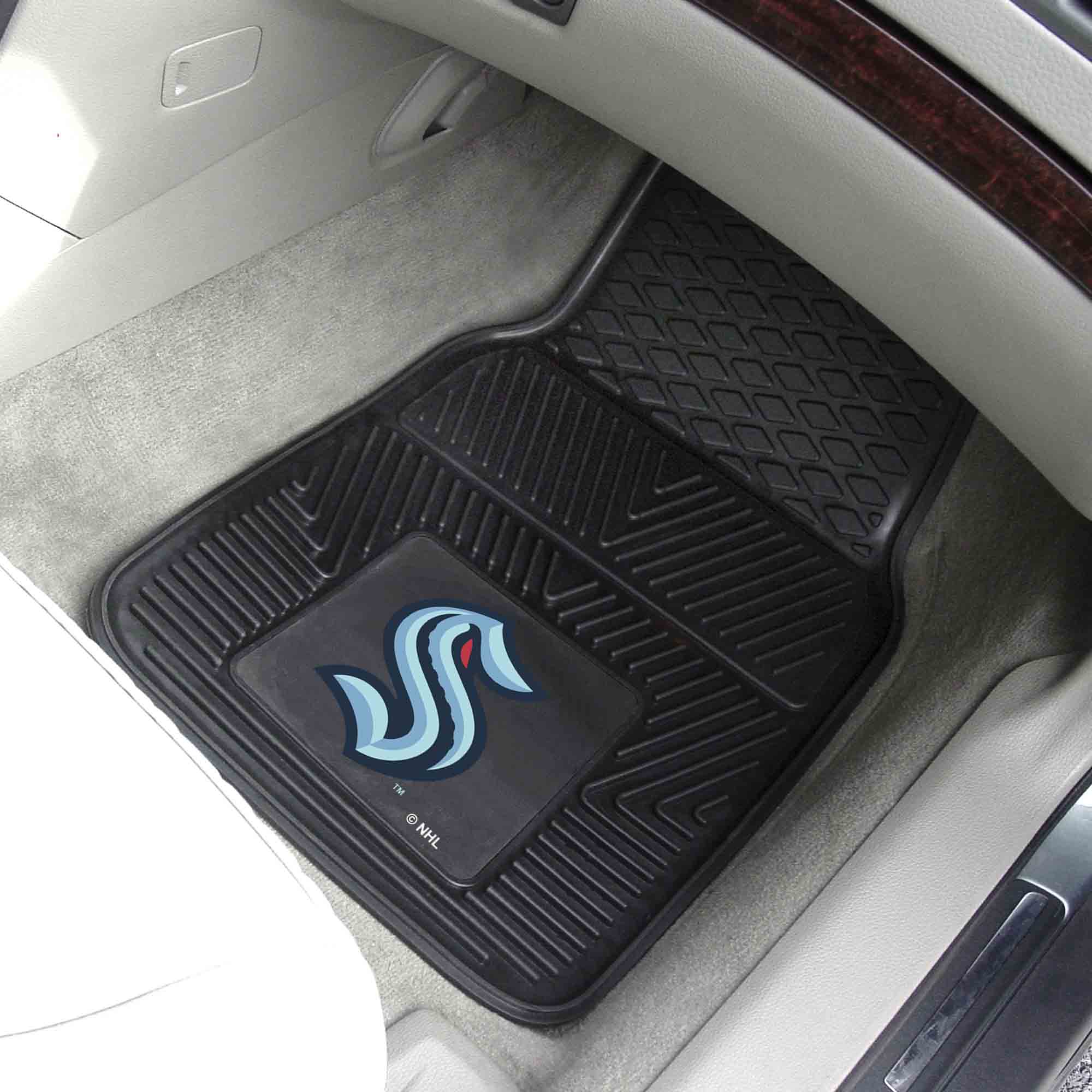 Fanmats Seattle Kraken Heavy Duty Auto Matte Set – 2 Stück