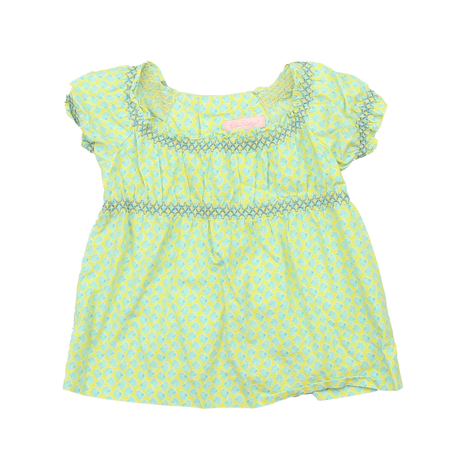 Lilly Pulitzer Mädchen Gelb – Blaue Bluse