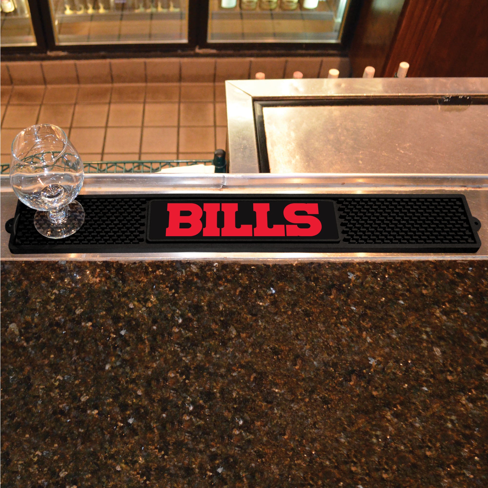 Fanmats Buffalo Bills Bar Drink Mat – 3,25′′ x 24′′